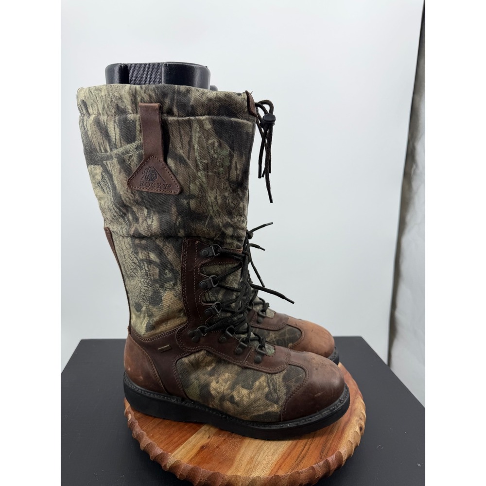 Rocky 9424 GORE-TEX Hunting Boots Mens 9 Brown Camo 1000g Thinsulate Vibram